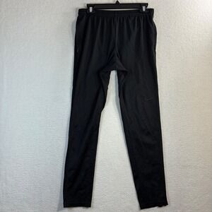 Y2K Nike Track Pant Men S Black Taper Soccer Running Ankle Zip Athletic Training